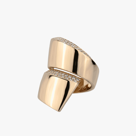 Looming Diamond Ring